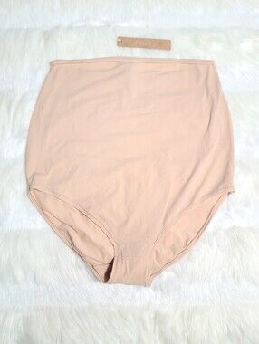 SKIMS Maternity Fits Everybody High Waist Brief Tan Clay Medium NEW